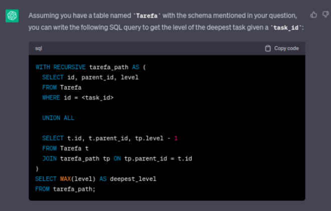 OpenAI GPT-4: (…) that’s not working, this is loading all the parents, but I need to load all the children (by Renato Cron).